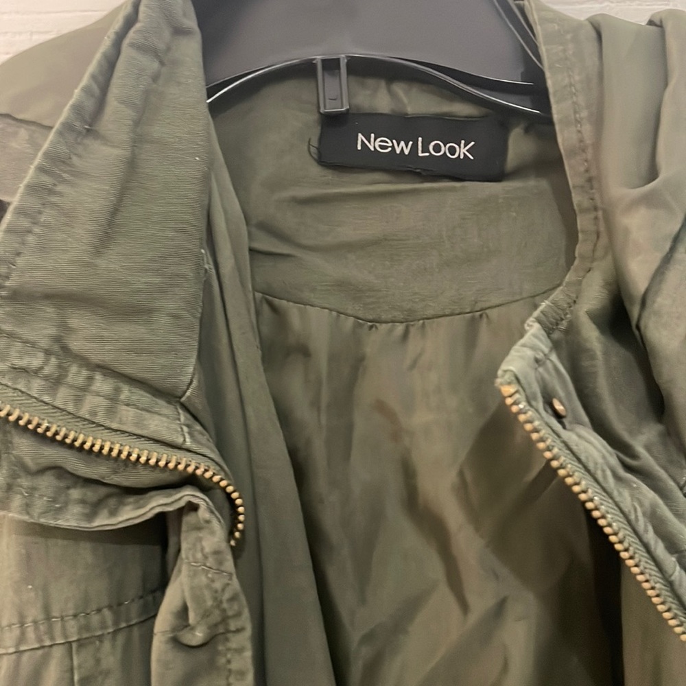 New Look Hunter Green Jean Jacket Size M